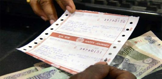 Indian Railway Waiting Ticket: